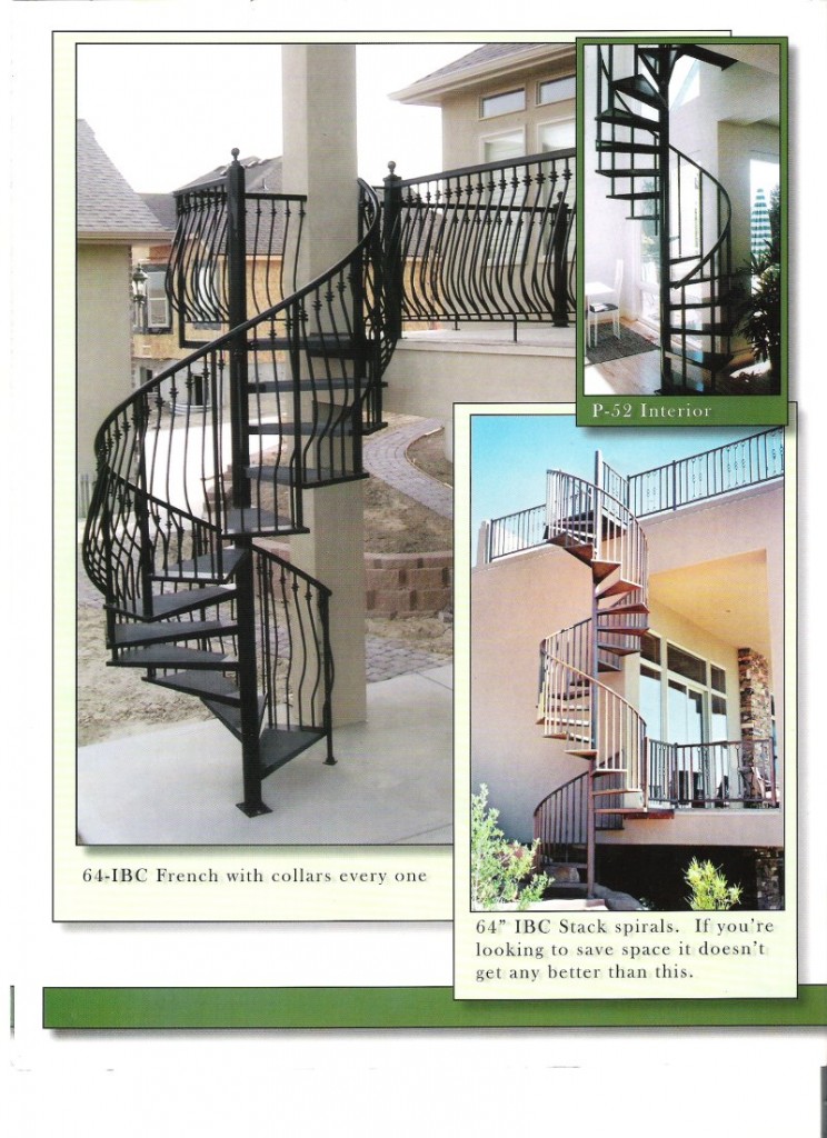 Spiral Metal Stairway Catalog Image 2