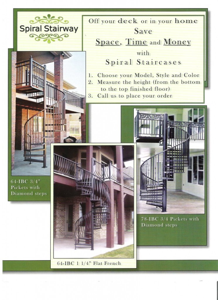 Spiral Metal Stairway Catalog Image 3