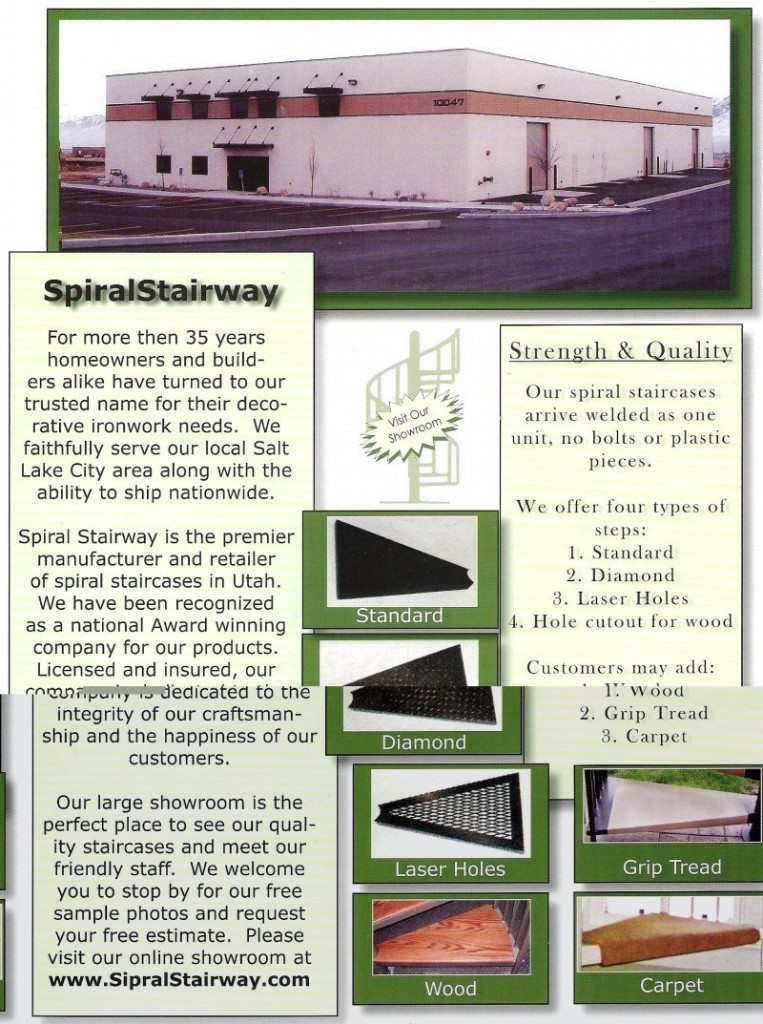 Spiral Metal Stairway Catalog Image 4